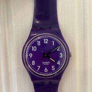 Swatch Deep Purple Timepiece